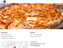 Tablet Screenshot of isabellapizzaphilly.com